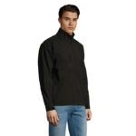 RELAX Softshelljacke Herren 340 g/m² Schwarz – Seitenansicht