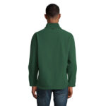 RELAX Softshelljacke Herren 340 g/m² Grün – Rückansicht