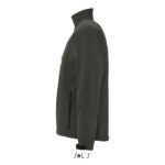 RELAX Softshelljacke Herren 340 g/m² Schwarz – Seitenansicht