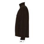 RELAX Softshelljacke Herren 340 g/m² Braun – Seitenansicht