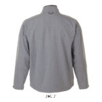 RELAX Softshelljacke Herren 340 g/m² Grau – Rückansicht