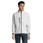 RELAX Softshelljacke Herren 340 g/m² White – Vorderansicht