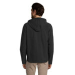 REPLAY Softshelljacke Herren 340 g/m² Schwarz – Rückansicht