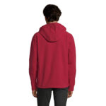 REPLAY Softshelljacke Herren 340 g/m² Rot – Rückansicht