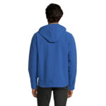 REPLAY Softshelljacke Herren 340 g/m² Blau – Rückansicht