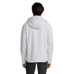 REPLAY Softshelljacke Herren 340 g/m² White – Rückansicht