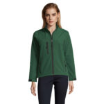 ROXY Softshelljacke Damen 340 g/m² Grün – Vorderansicht