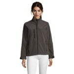 ROXY Softshelljacke Damen 340 g/m² Schwarz – Vorderansicht