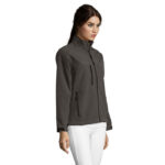 ROXY Softshelljacke Damen 340 g/m² Schwarz – Seitenansicht