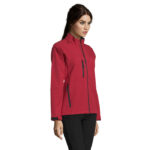 ROXY Softshelljacke Damen 340 g/m² Rot – Seitenansicht