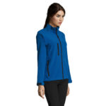 ROXY Softshelljacke Damen 340 g/m² Blau – Seitenansicht