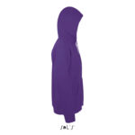 SNAKE Hoodie Purple – Seitenansicht