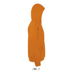 SNAKE Hoodie Orange – Seitenansicht