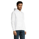 SNAKE Hoodie White – Seitenansicht
