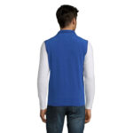 NORWAY Fleeceweste Unisex 320 g/m² Blau – Rückansicht