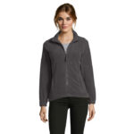 NORTH Fleecejacke Damen 300 g/m² Schwarz – Vorderansicht