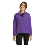 NORTH Fleecejacke Damen 300 g/m² Purple – Vorderansicht