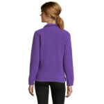 NORTH Fleecejacke Damen 300 g/m² Purple – Rückansicht