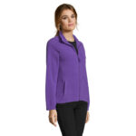 NORTH Fleecejacke Damen 300 g/m² Purple – Seitenansicht