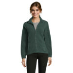 NORTH Fleecejacke Damen 300 g/m² Grün – Vorderansicht