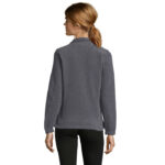 NORTH Fleecejacke Damen 300 g/m² Grau – Rückansicht
