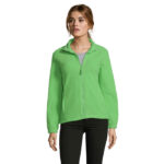 NORTH Fleecejacke Damen 300 g/m² Grün – Vorderansicht