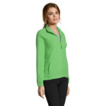 NORTH Fleecejacke Damen 300 g/m² Grün – Seitenansicht