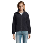 NORTH Fleecejacke Damen 300 g/m² Blau – Vorderansicht