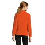 NORTH Fleecejacke Damen 300 g/m² Orange – Rückansicht