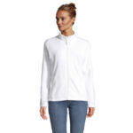 NORTH Fleecejacke Damen 300 g/m² White – Vorderansicht