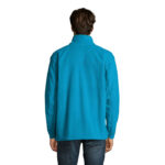 NORTH Fleecejacke Herren Blau – Rückansicht
