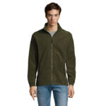NORTH Fleecejacke Herren Grün – Vorderansicht