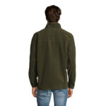NORTH Fleecejacke Herren Grün – Rückansicht