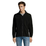 NORTH Fleecejacke Herren Schwarz – Vorderansicht
