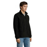 NORTH Fleecejacke Herren Schwarz – Seitenansicht