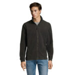 NORTH Fleecejacke Herren Schwarz – Vorderansicht