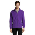 NORTH Fleecejacke Herren Purple – Vorderansicht
