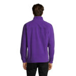 NORTH Fleecejacke Herren Purple – Rückansicht