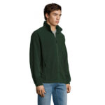 NORTH Fleecejacke Herren Grün – Seitenansicht