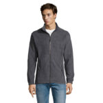NORTH Fleecejacke Herren Grau – Vorderansicht