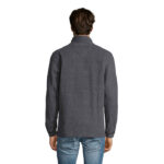 NORTH Fleecejacke Herren Grau – Rückansicht