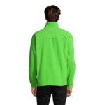 NORTH Fleecejacke Herren Grün – Rückansicht