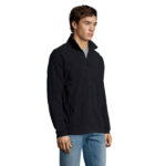 NORTH Fleecejacke Herren Blau – Seitenansicht