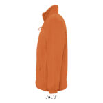NORTH Fleecejacke Herren Orange – Seitenansicht