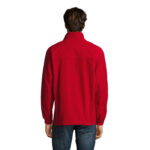 NORTH Fleecejacke Herren Rot – Rückansicht