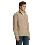 NORTH Fleecejacke Herren Braun – Seitenansicht