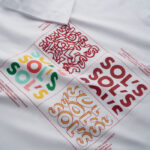 Das SOL'S-T-Shirt-Musterpaket., Detailaufnahme des Materials